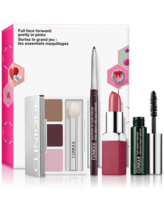 Clinique 4-Pc. Full Face Forward Pretty In Pinks Makeup Set & Reviews - Makeup - Beauty - Macy's | Macys (US)
