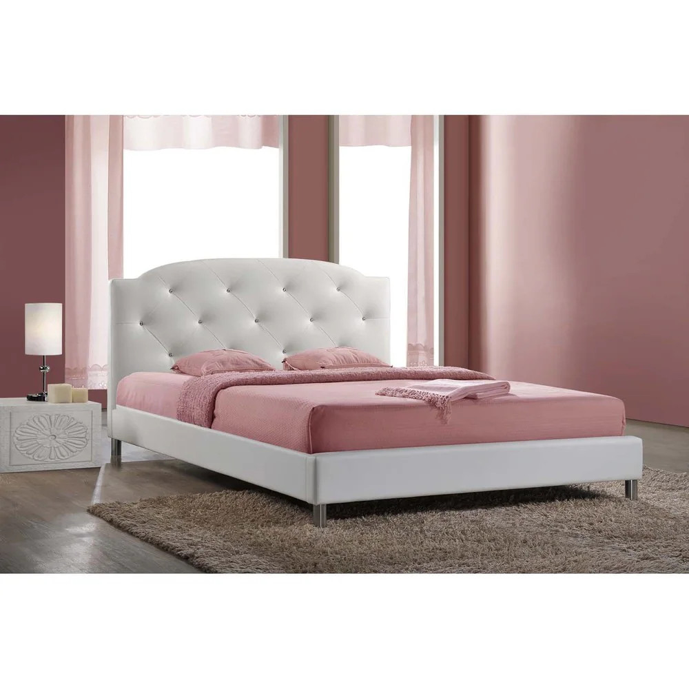 Baxton Studio O'Leary Modern Tufted Platform Bed (Queen) | Bed Bath & Beyond