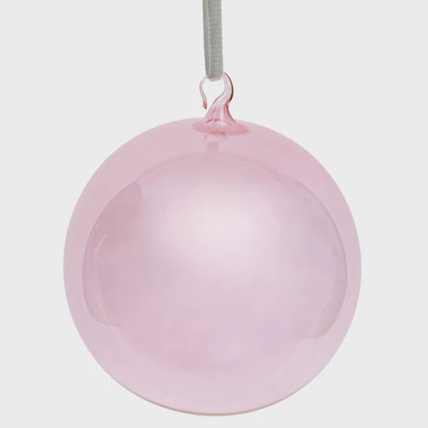 Glass bubble balls, pale pink, set of three | Joanna Buchanan