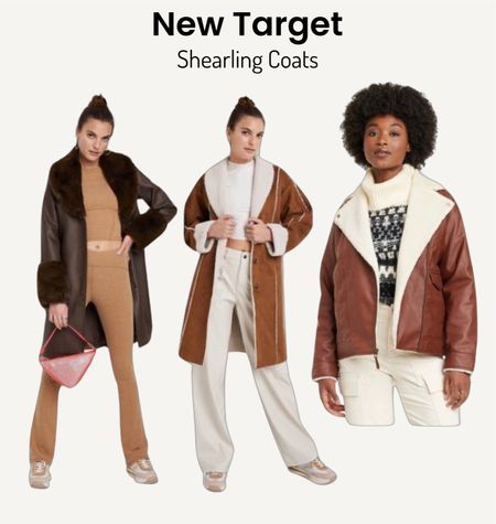 New shearling coats from Target! 



#LTKSeasonal #LTKstyletip #LTKfindsunder100