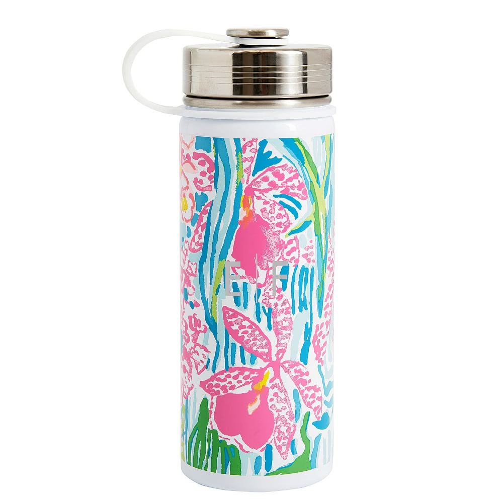 Lilly Pulitzer Via Flora Slim Water Bottle | Pottery Barn Teen