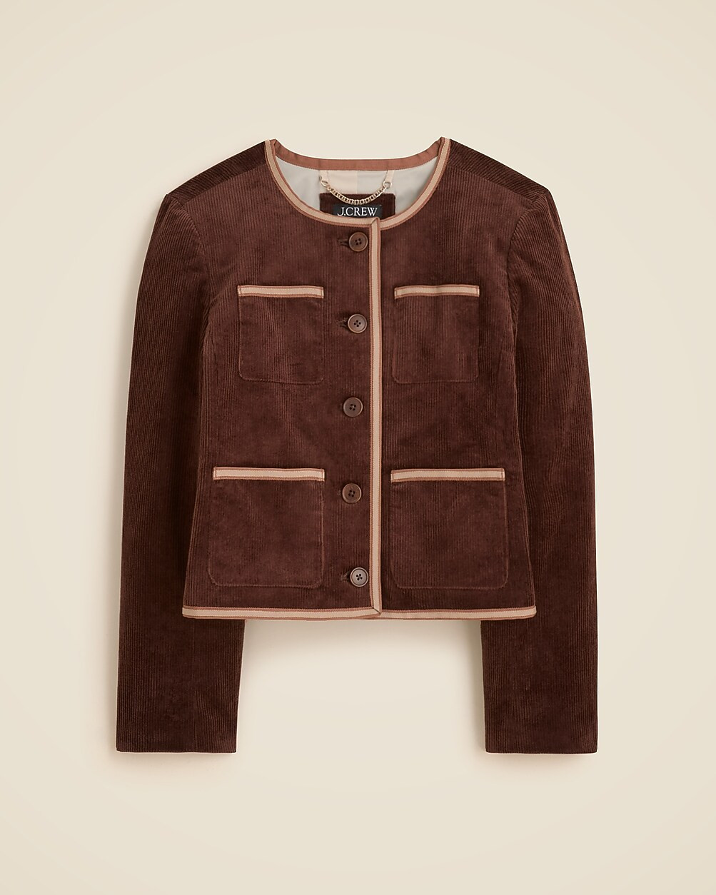 Patch-pocket lady jacket in stretch corduroy | J. Crew US