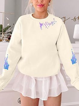 UNIQUENOE Magic Kingdom Sweatshirts for Women Magical Tshirt Family Vacation Tee Castle Graphic L... | Amazon (US)