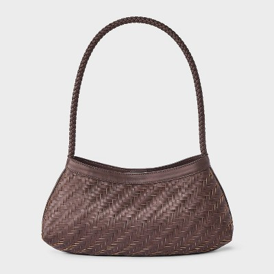 Woven Shoulder Bag - A New Day™ Brown | Target