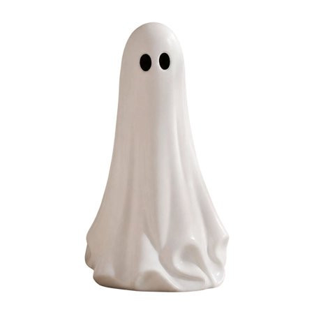 Halloween Large Ghost Tabletop Decoration, Black and White | Walmart (US)