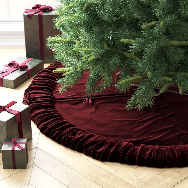 Hubbert Plush Velvet Christmas Textile Collection | Wayfair North America
