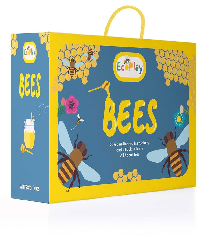 Eco Play: Bees: 20 Game Boards, Instructions, and a Book to Learn All About Bees (Travel Kits) | Amazon (US)
