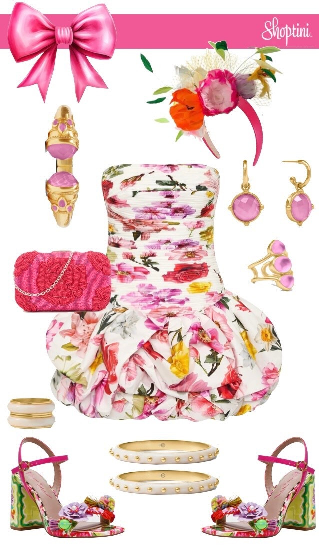 Kentucky Derby Mini Bubble Dress // floral mini dress / derby fascinator 

#LTKootd #LTKSaleAlert #LTKSeasonal