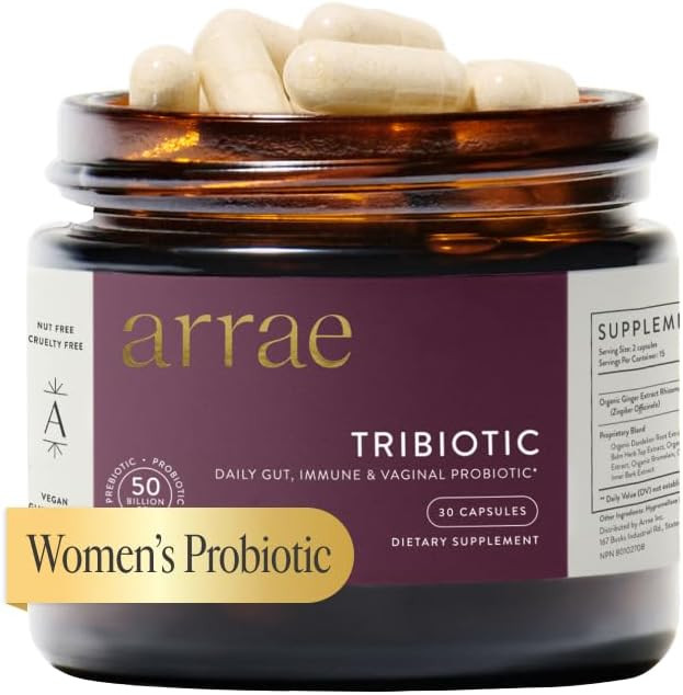 Tribiotic Women's All-in-1 Probiotic, 50B CFU, Gut & Vaginal Health, 30 Ct | Amazon (US)