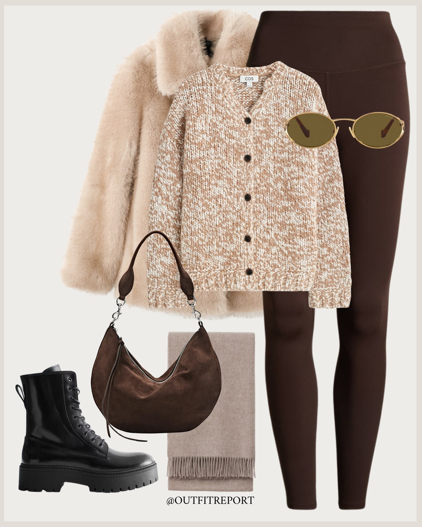 Brown legging outfit 

#LTKstyletip #LTKspring #LTKeurope