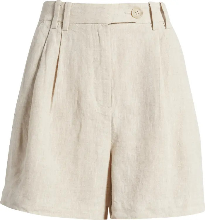 Releaxed Fit Linen Shorts | Nordstrom
