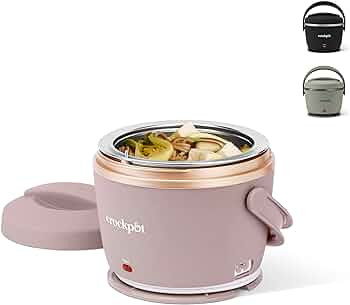 Crock-Pot Electric Lunch Box, Portable Food Warmer for On-the-Go, 20-Ounce (591 mL), Blush Pink | Amazon (CA)