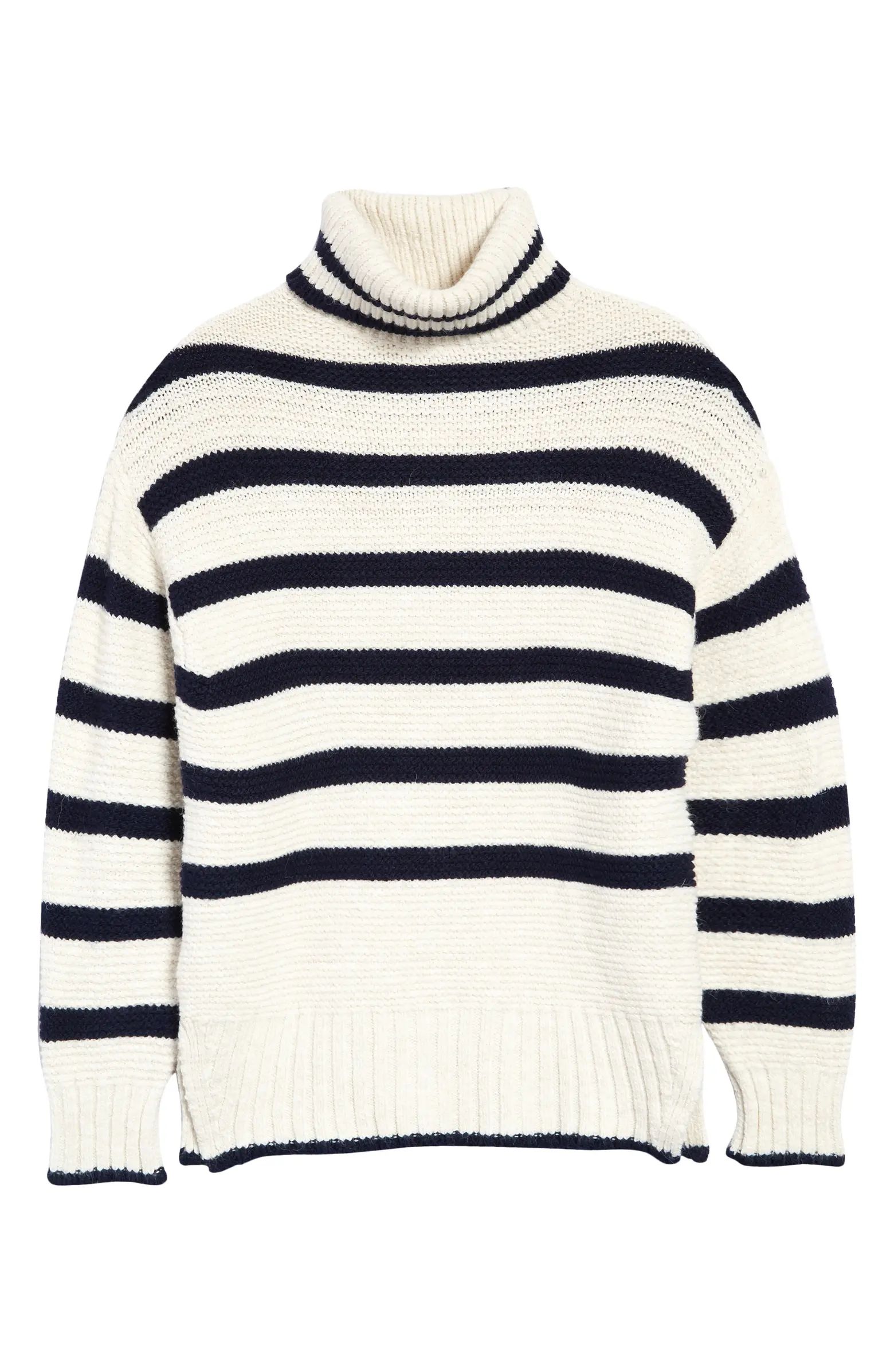 Stripe Turtleneck Sweater | Nordstrom