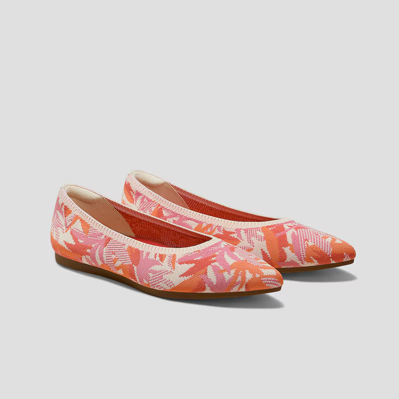 Pointed-Toe Ballet Flats (Aria 5°) | VIVAIA