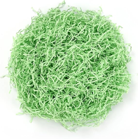 Easter Grass Crinkle Cut Paper Shred Filler 8 oz (1/2 LB) Filler for Wrapping Gifts, Crafting Act... | Amazon (US)