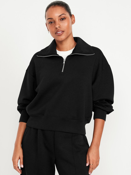 Half-Zip Bounce Fleece Pullover Sweatshirt | Old Navy | Old Navy (US)