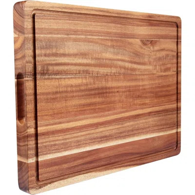 Large Acacia Wood Cutting Boards For Kitchen, 20 X 15 Inch Extra Large Wooden Cutting Board With Juice Groove, Reversible Butcher Block Cutting Board | Wayfair Professional