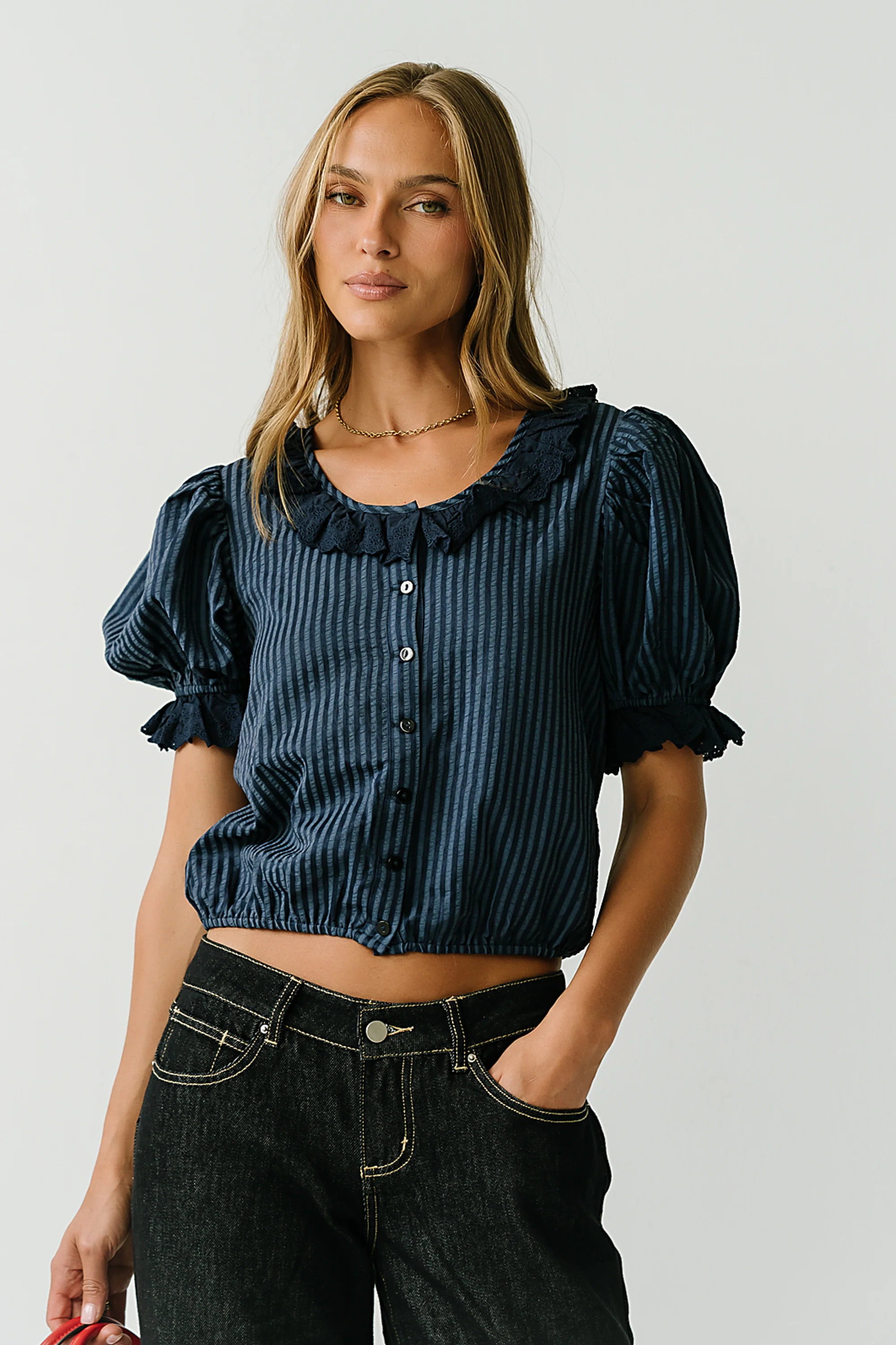 Maxine Striped Blouse | Böhme US