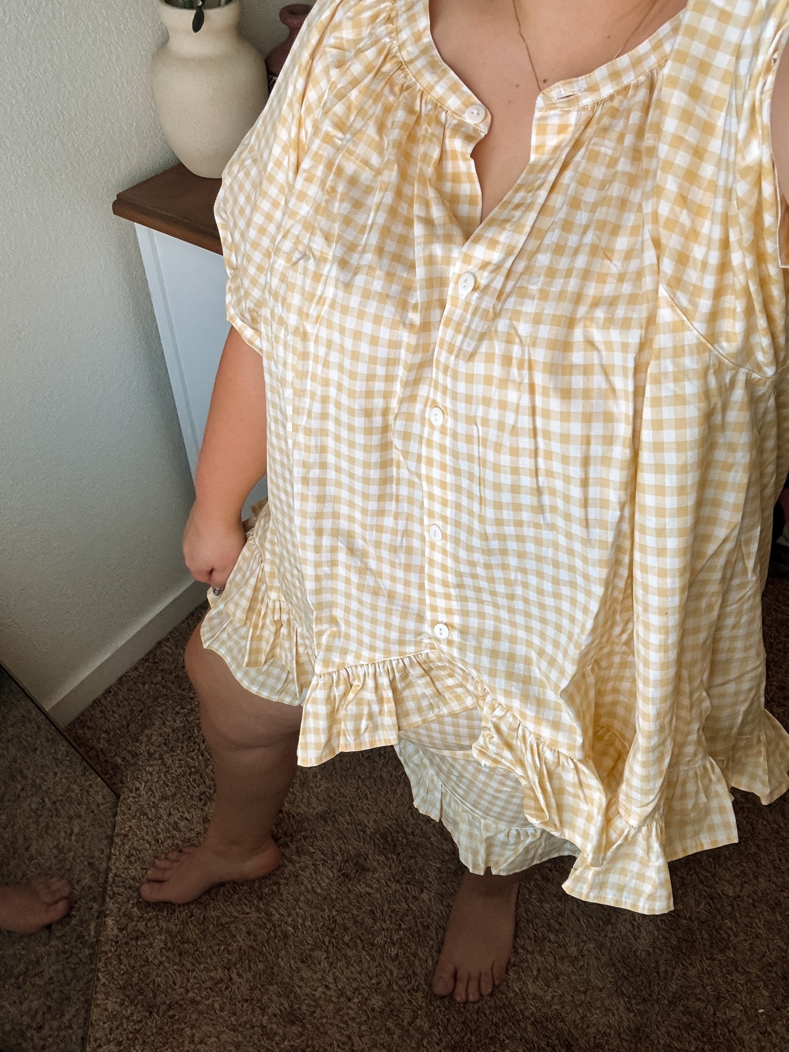 Cutest gingham pajama set from piyama 😍

#LTKMidsize #LTKPlusSize