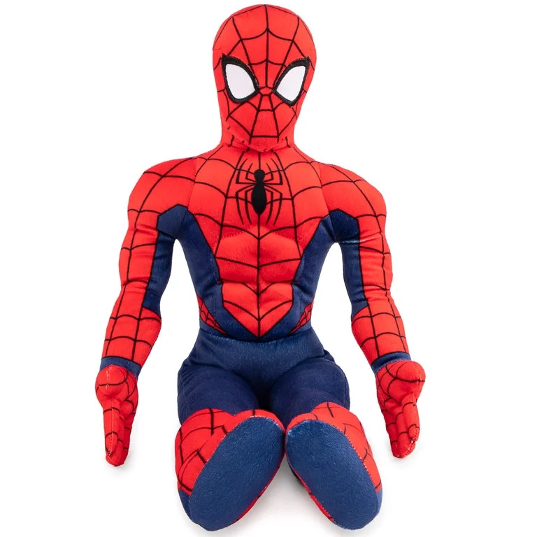 Spider-Man Kids Bedding Plush Cuddle and Decorative Pillow Buddy, 100% Polyester, Red, Marvel | Walmart (US)