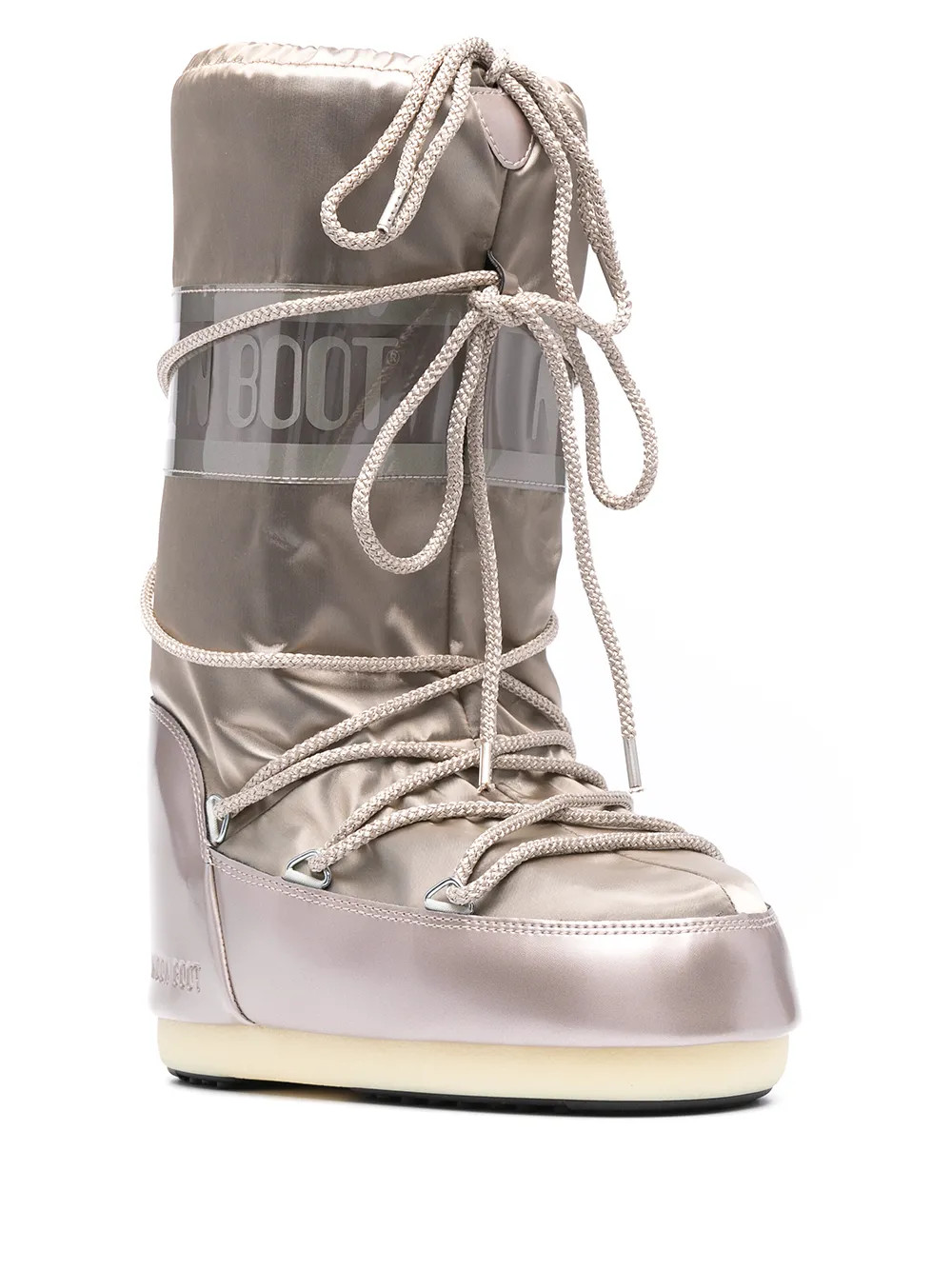 Icon Glance satin snow boots | Farfetch Global