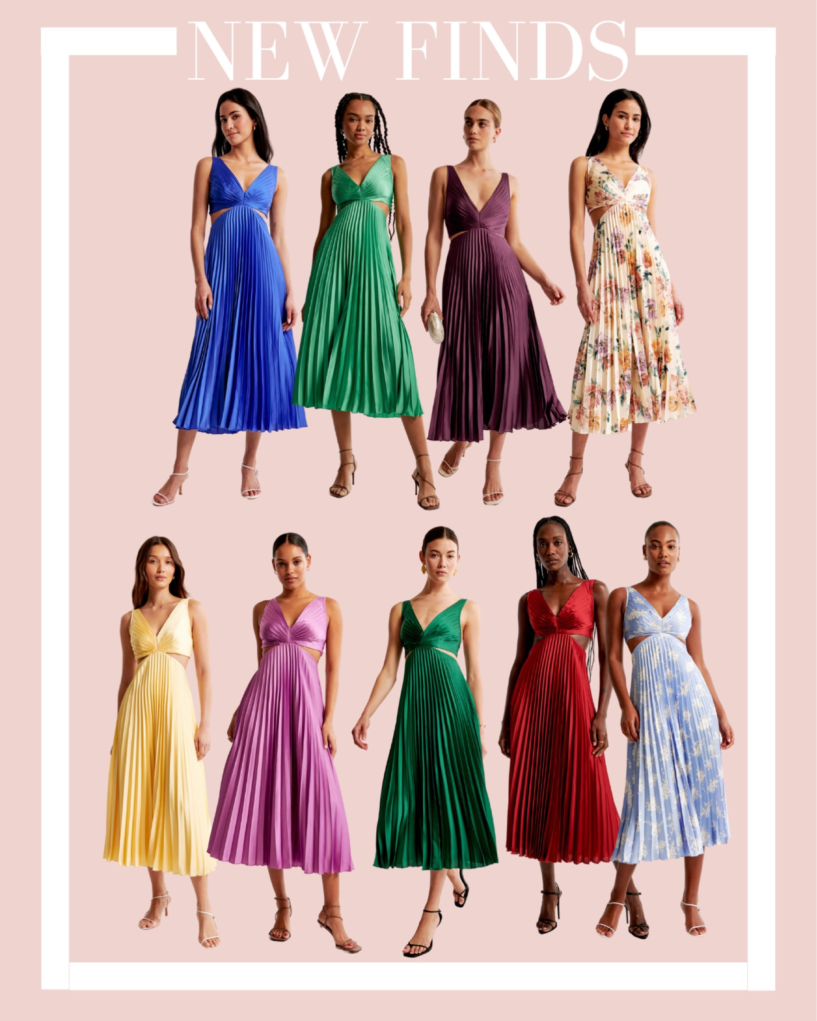 Midi dress. Wedding guest dress. Closet staple