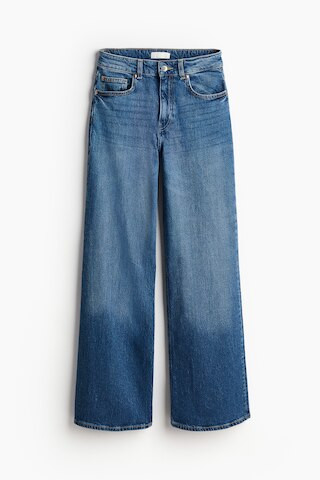 H & M - Harper High Rise Wide Leg Jeans - Blue | H&M (US + CA)