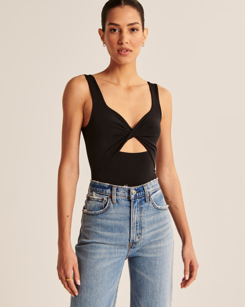 Slinky Cutout Bodysuit | Abercrombie & Fitch (US)