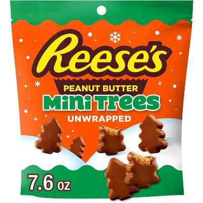 Reese's Tiny Christmas Trees Stand Up Chocolate Pouch - 7.6oz | Target