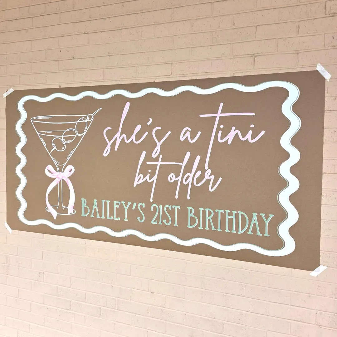 Custom Banner, Printed Butcher Paper Banner, Personalized Party Decor, Event Banner, Printed Bann... | Etsy (US)