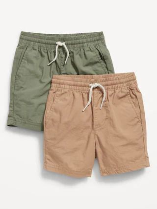 Poplin Pull-On Shorts 2-Pack for Toddler Boys | Old Navy (US)
