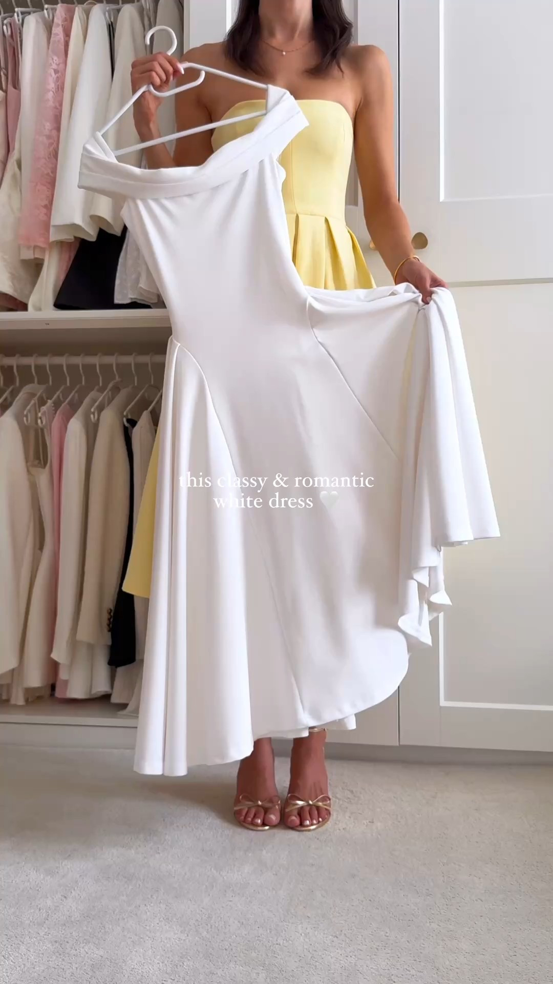 feeling like a princess in this dress 🥹☁️ 

this dress would be perfect for a romantic date, engagement party, bridal shower, birthday celebration, graduation, special occasions, bridal photoshoot, summer vacation…🤍

#summerfashion #whitedress #femininestyle #mididress #romanticdress #fallfashion #elegantstyle #dateoutfit #bridalwear #offshoulderdress #classydress #outfitinspiration #babyboo #occasionwear #vintagestyle #softgirl

#LTKWedding #LTKParties #LTKSeasonal