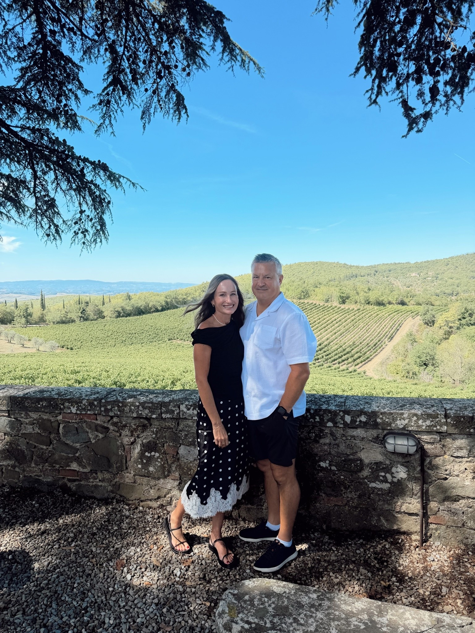 Winery afternoon in Tuscany.

#LTKootd