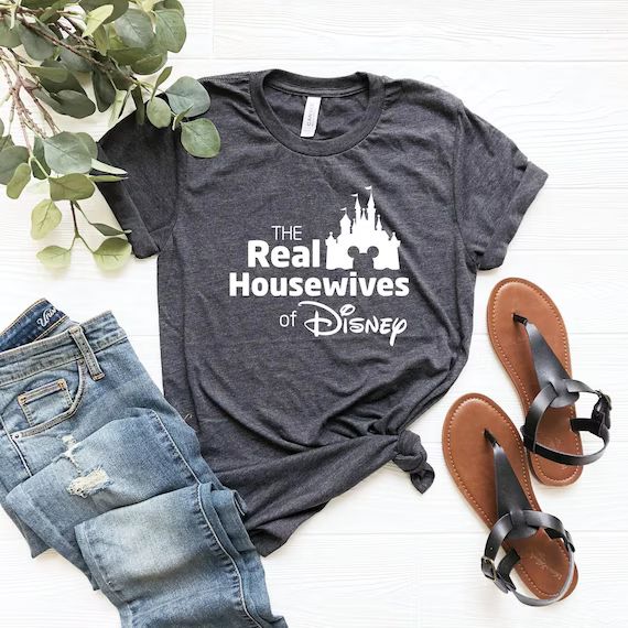 The Real Housewives of Disney, Disney Shirt, Disney Family Shirt, Disney Designer Shirt, Disney T... | Etsy (US)