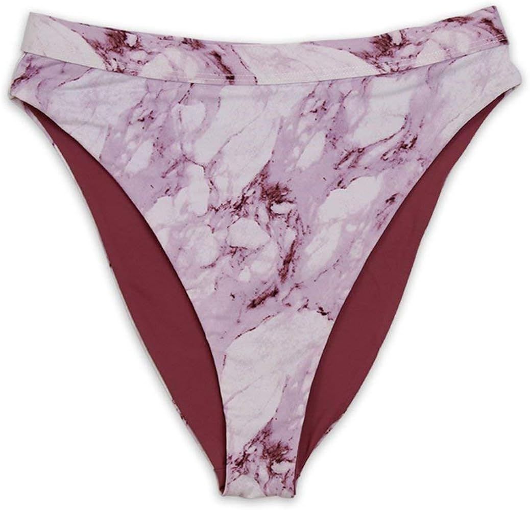 Dippin' Daisy's Seamless Cheeky Hi Waist Banded Bikini Bottom | Amazon (US)