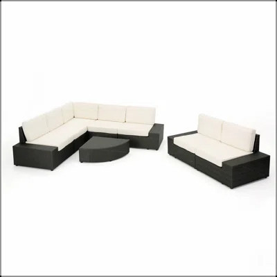 Santa Cruz Outdoor 8-piece Sectional Set | Wayfair North America