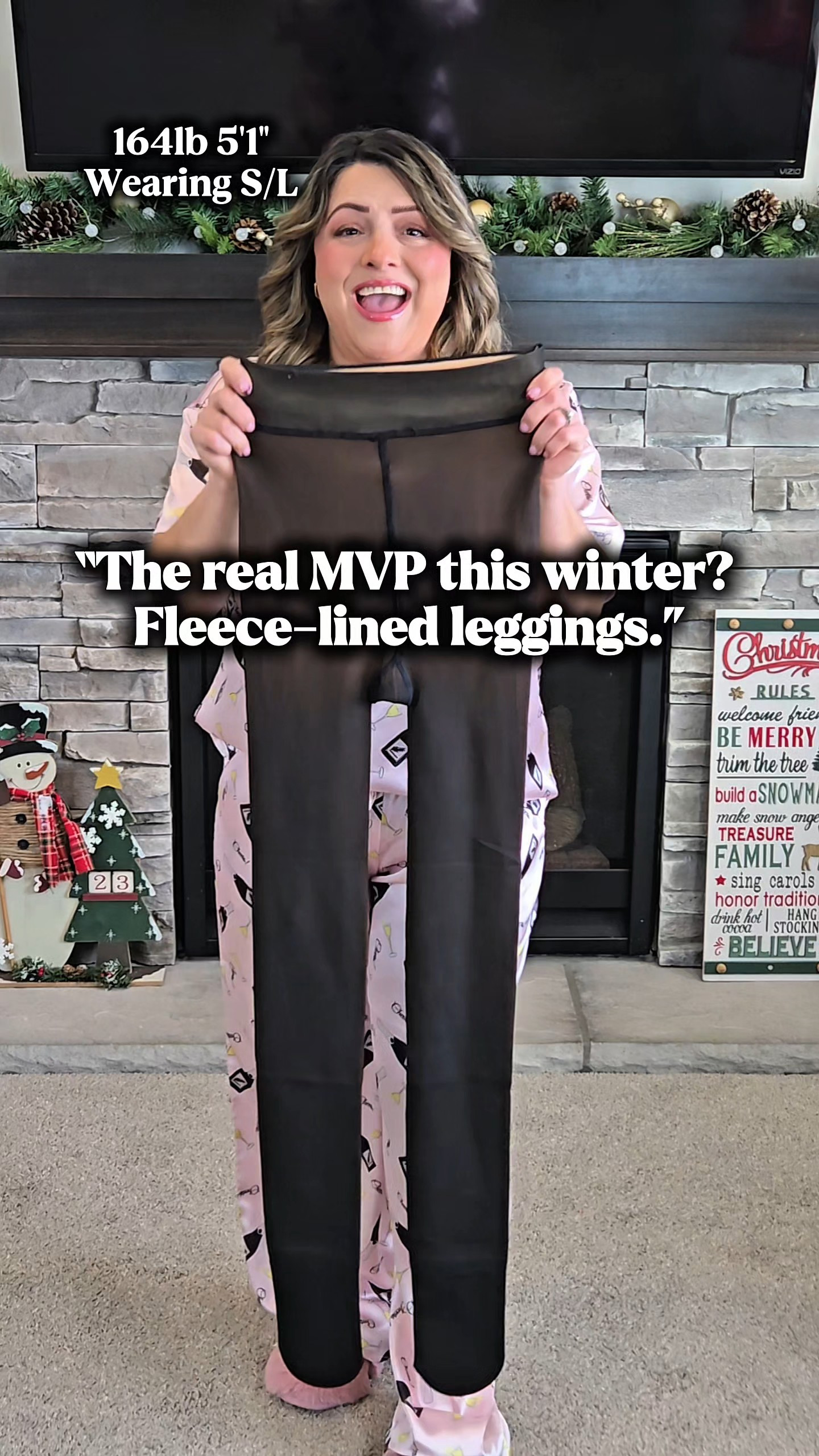 Fleece Lined Leggings perfect for cold season

#LTKPlusSize #LTKPetite #LTKMidsize