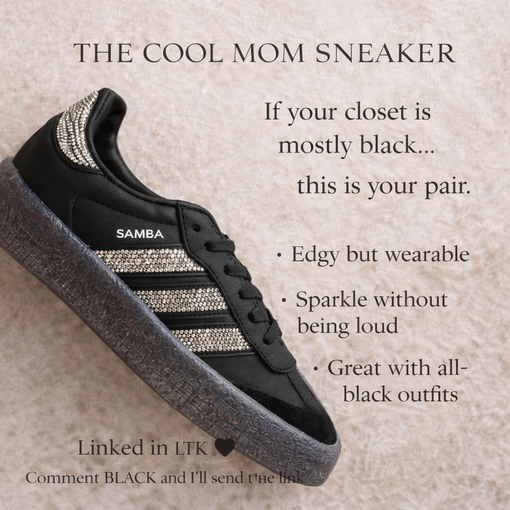 If your closet is mostly black… these are for you.

They have that cool, effortless energy but still feel practical for mom life. The subtle sparkle detail keeps them elevated without being loud.

Perfect with:
• all-black outfits
• straight jeans
• oversized sweatshirts
• casual date nights

They’re comfortable, true to size, and honestly so versatile.

Comment BLACK and I’ll send you the link 🖤
Also linked in LTK.


#LTKmomlife #LTKgrwm #LTKootd