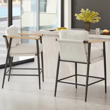 Charlotte Modern Counter Stool | Stylish & Comfortable | Chita