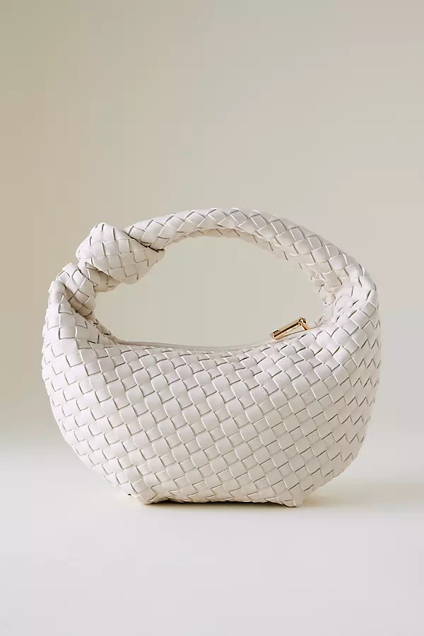 Melie Bianco Larissa Woven Faux-Leather Shoulder Bag | Anthropologie (UK)