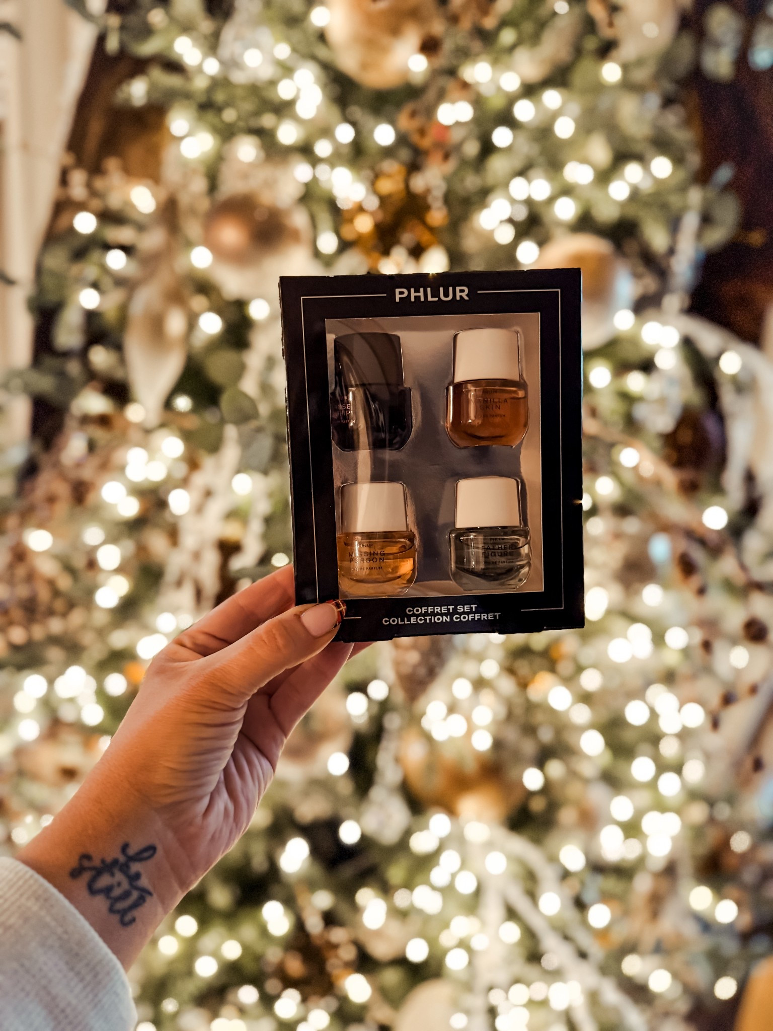 Missing Person is the perfume I bought…Along with the sampler set because Father Figure is so good too! A close runner up for me was the Flowerbomb Pretty Peony.