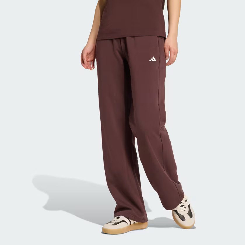 Essentials Small Logo Feel Cozy Open-Hem Pants | adidas (US)
