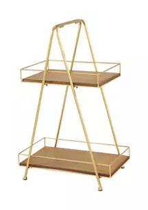 Contemporary Wood Tiered Server | Belk