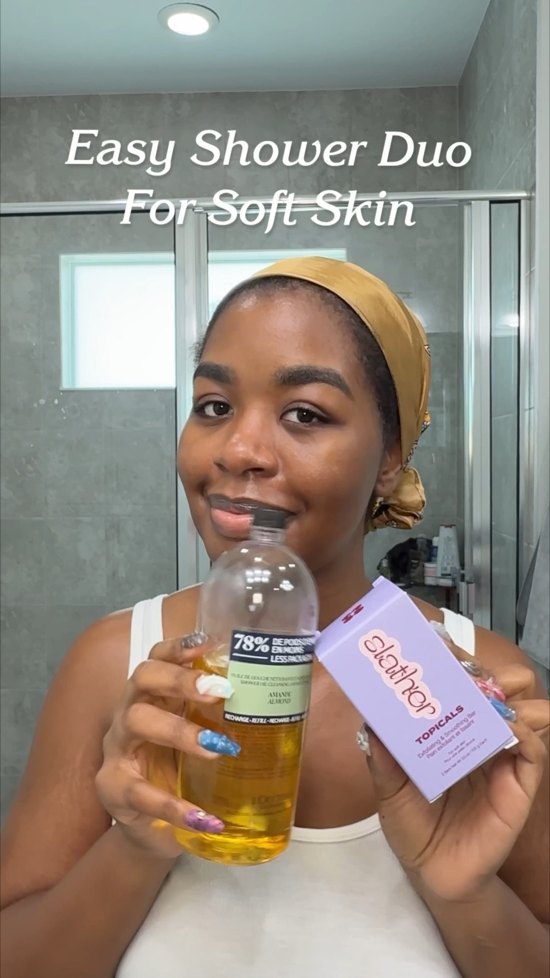 In shower routine for soft skin. Also a lazy girl hack if you want to skin the lotion, 🧴 this duo will leave your skin hydrated and soft 

#LTKSaleAlert #LTKBeauty