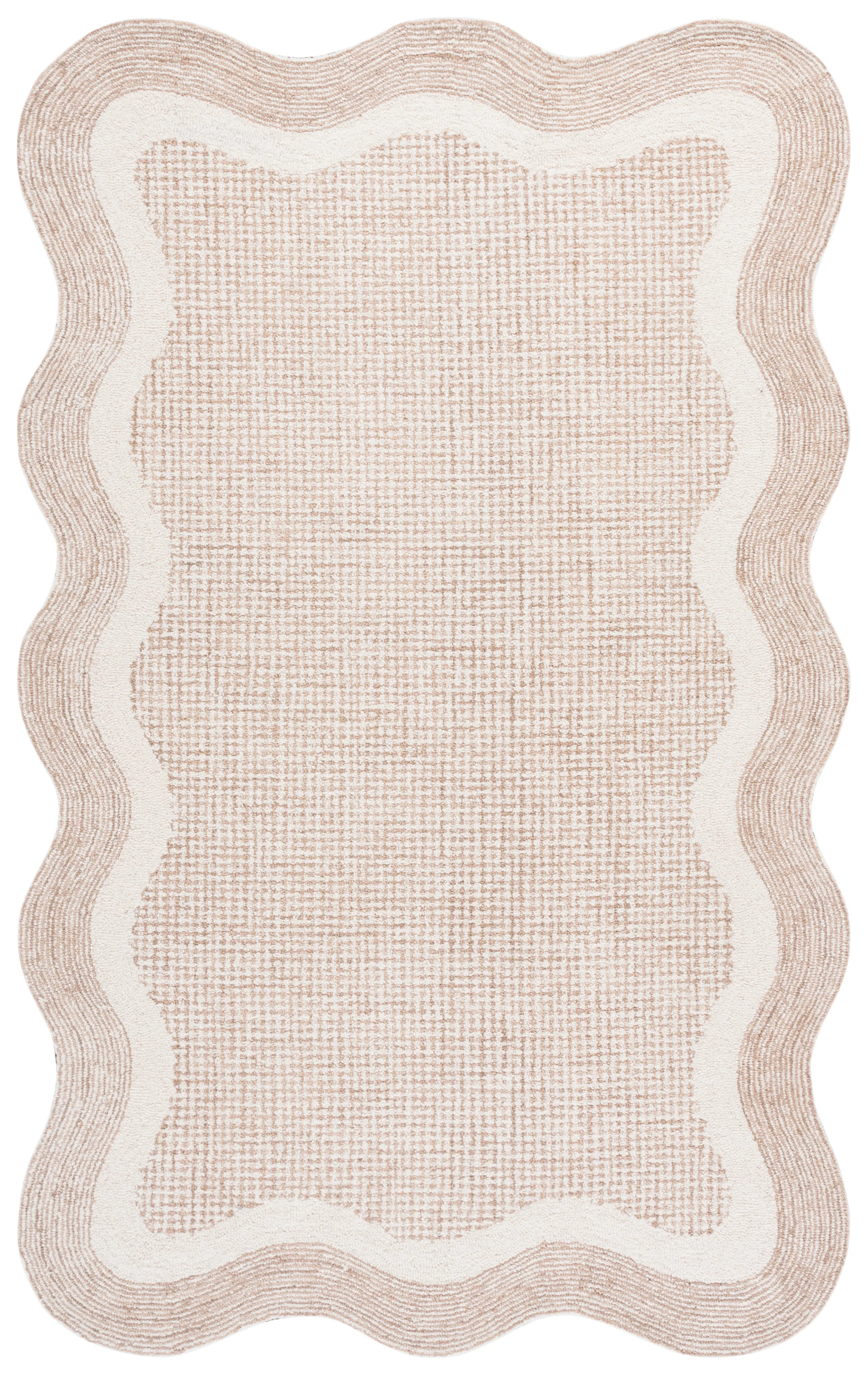 Ebony 536 Hand Tufted 80% Wool; 20% Cotton Geometric Rug | Birch Lane