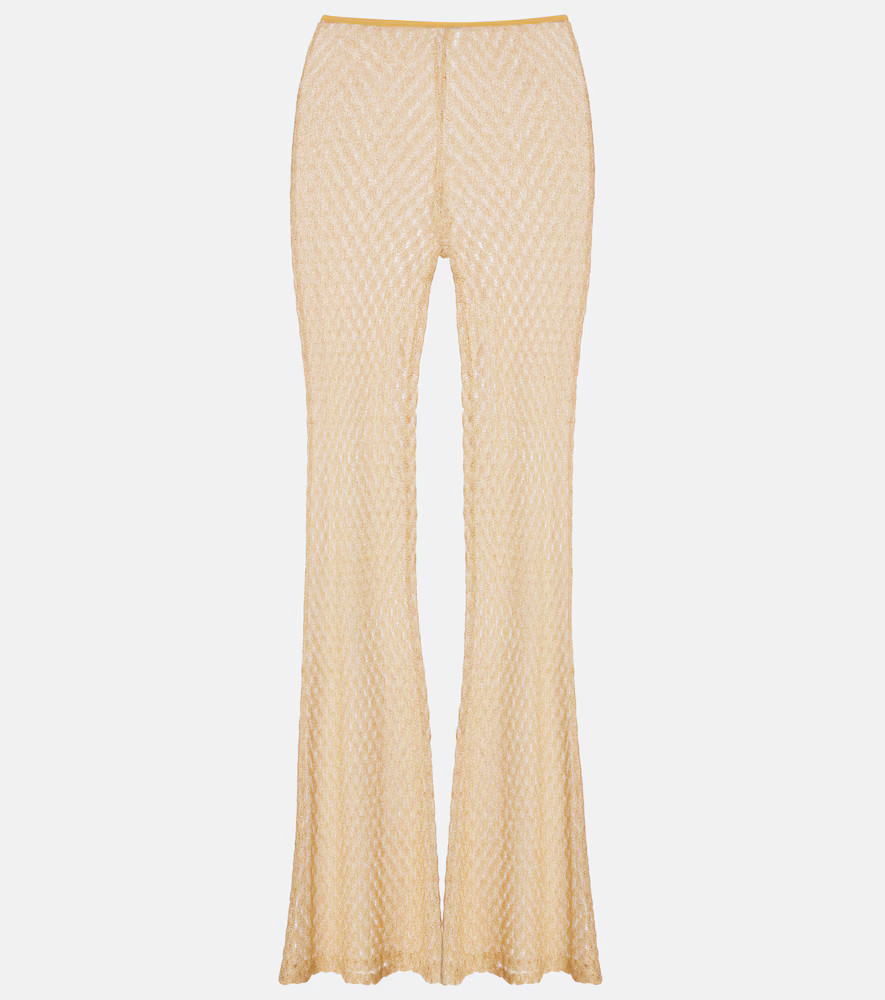 Missoni Open-knit lamÃ© flared pants | Mytheresa (US/CA)