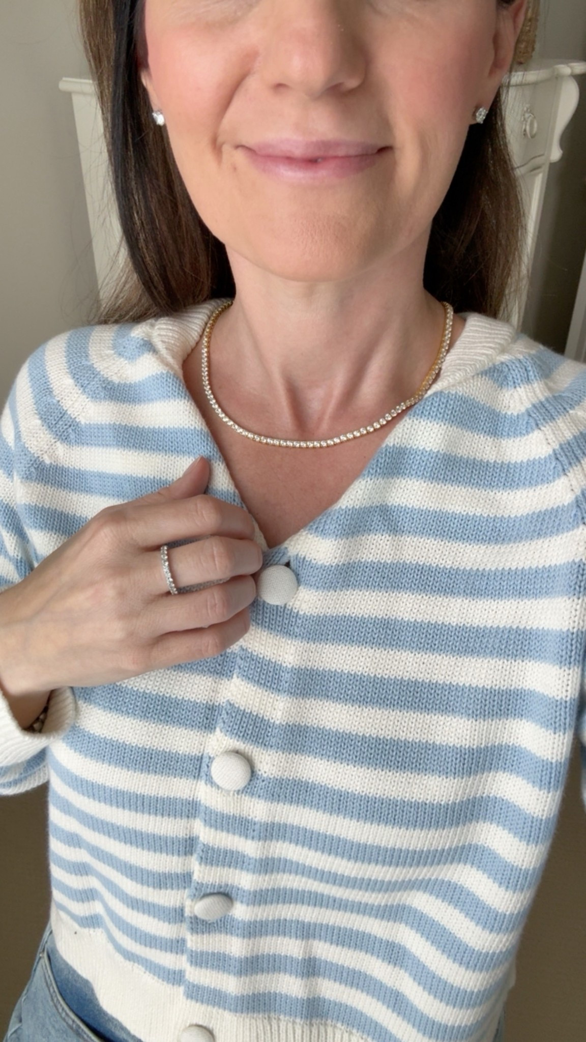 Necklace and ring are 25% off sitewide and 20% off custom items! It’s auto applied at checkout, no code needed