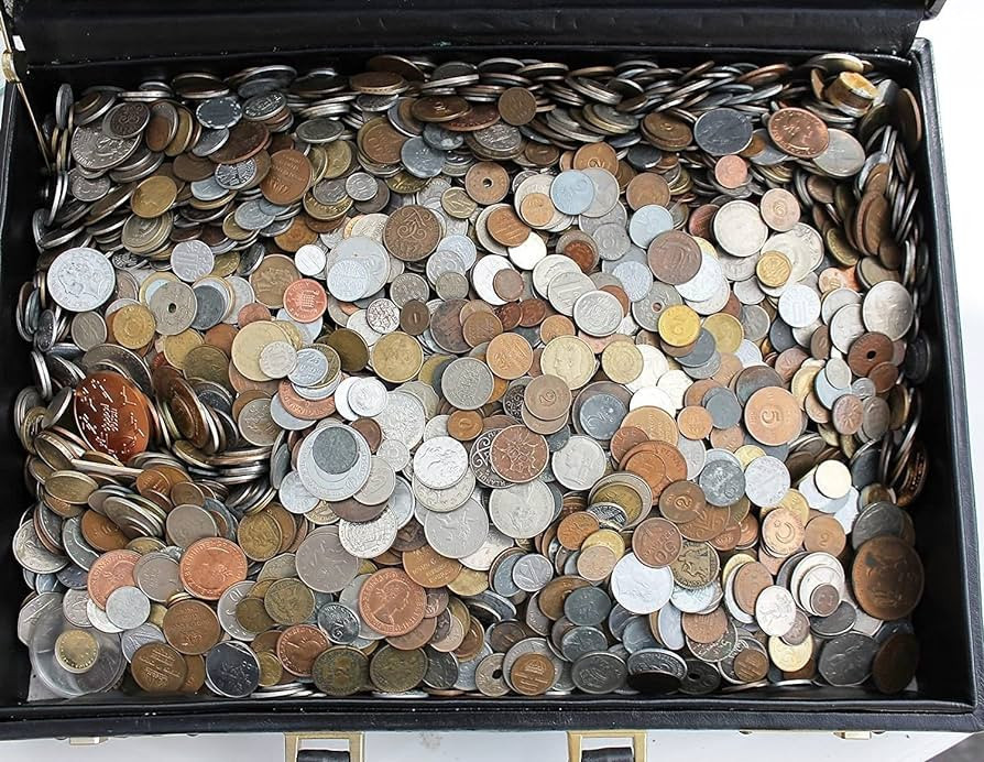 Over 50 DIFFERENT World Coins (1/2) Half Pound Grab Bag | Amazon (US)