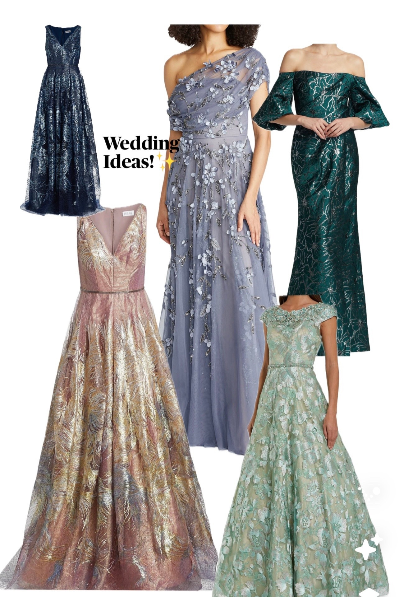 I am just getting started with my Mountain, Snowy Themed Wedding!!! 
One dress up here in both color ways- love them both!!! 

#LTKWedding #LTKMidsize