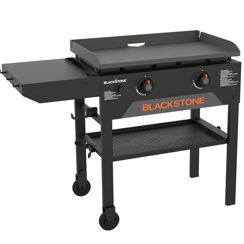 Blackstone 28 Inch Original Omnivore Griddle 2206, Blackstone 2 Burner Griddle Outdoor Flat Top Grill, Propane Portable Gas Grill | Amazon (US)